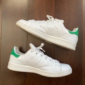 Adidas Women Stan Smith Athletic Shoe - White / Fairway Green